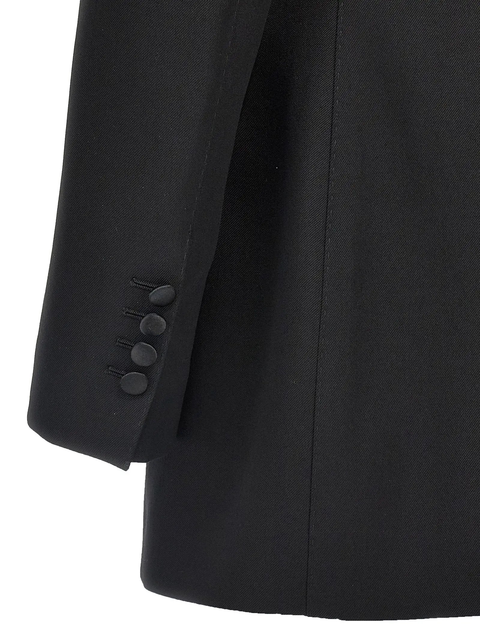 Blazer Dolce & Gabbana en laine vierge noire