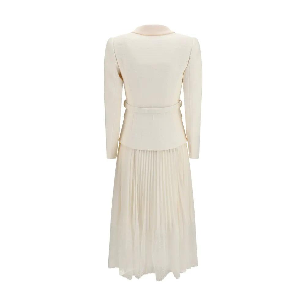 Self-Portrait Beige Polyester Cocktail Dress