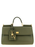 Sac à main bicolore en cuir de veau Dolce & Gabbana