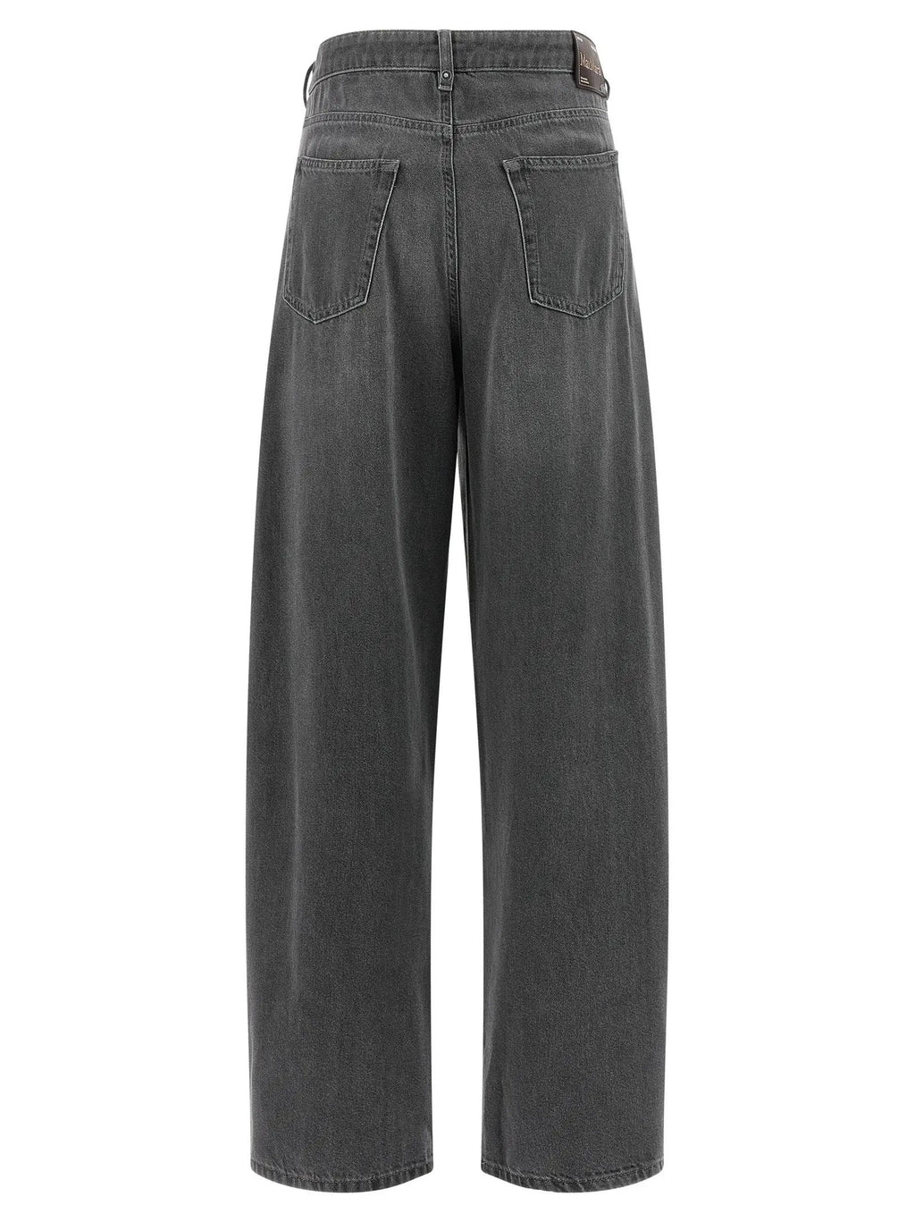 'S Max Mara Gray Cotton Cropped Jeans