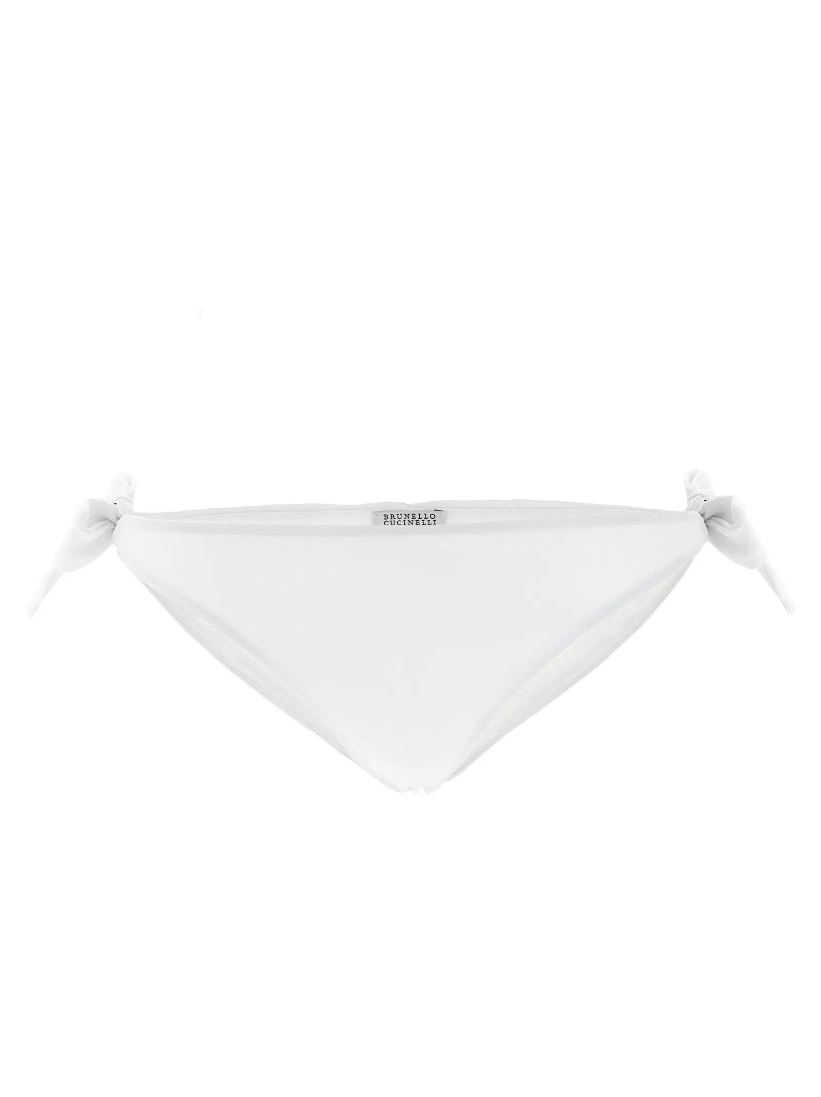 Brunello Cucinelli White Polyamide Swim Briefs
