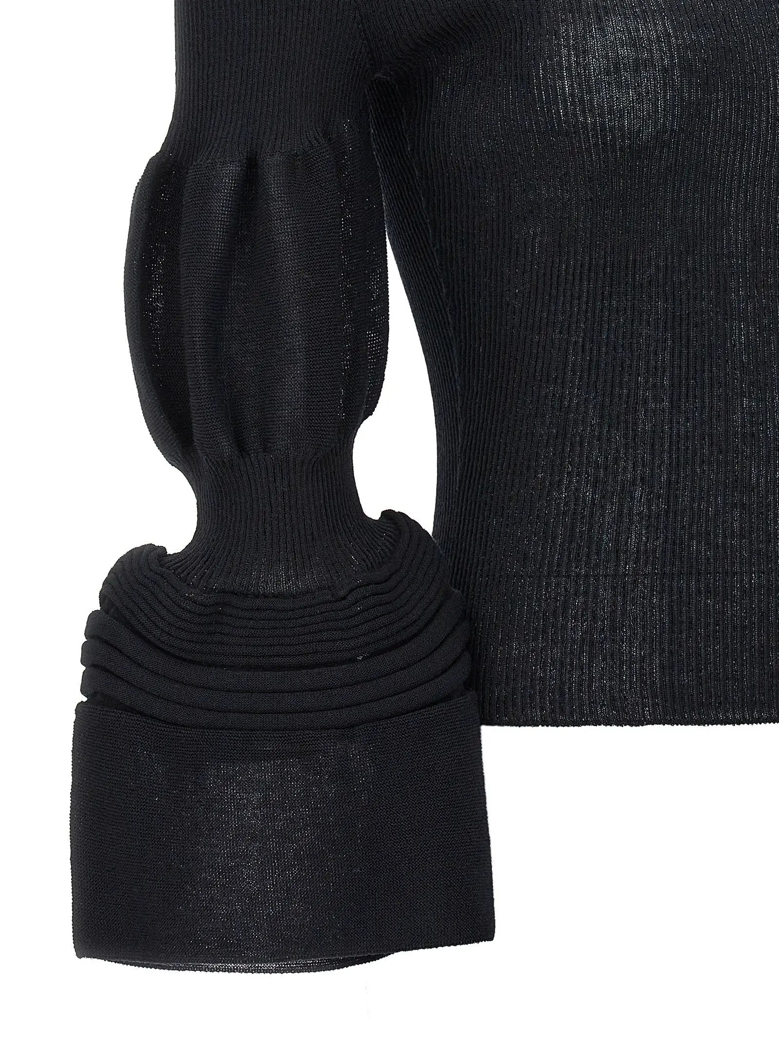 Issey Miyake Black Polyester Sweatshirt