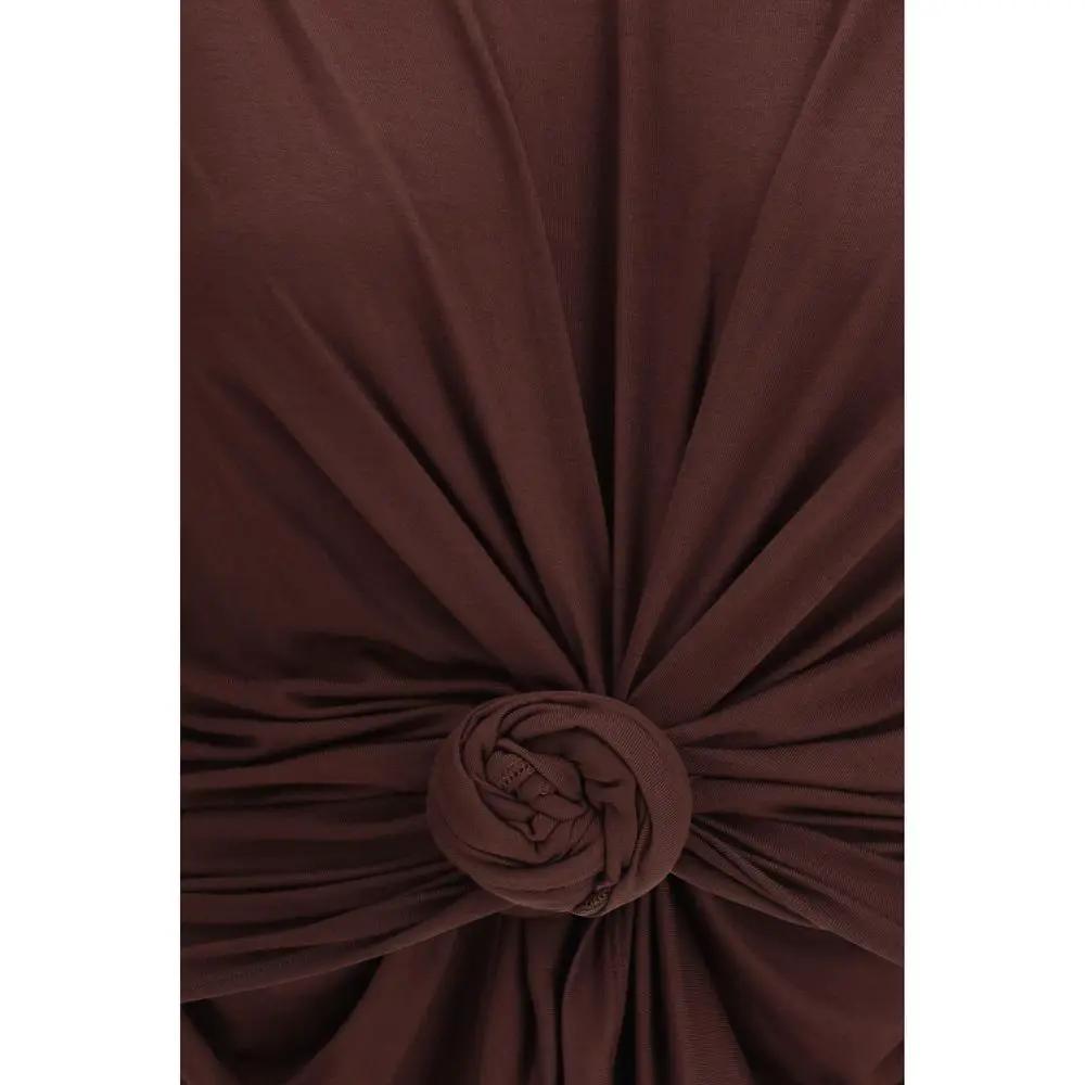 Magda Butrym Brown Copper T-Shirt