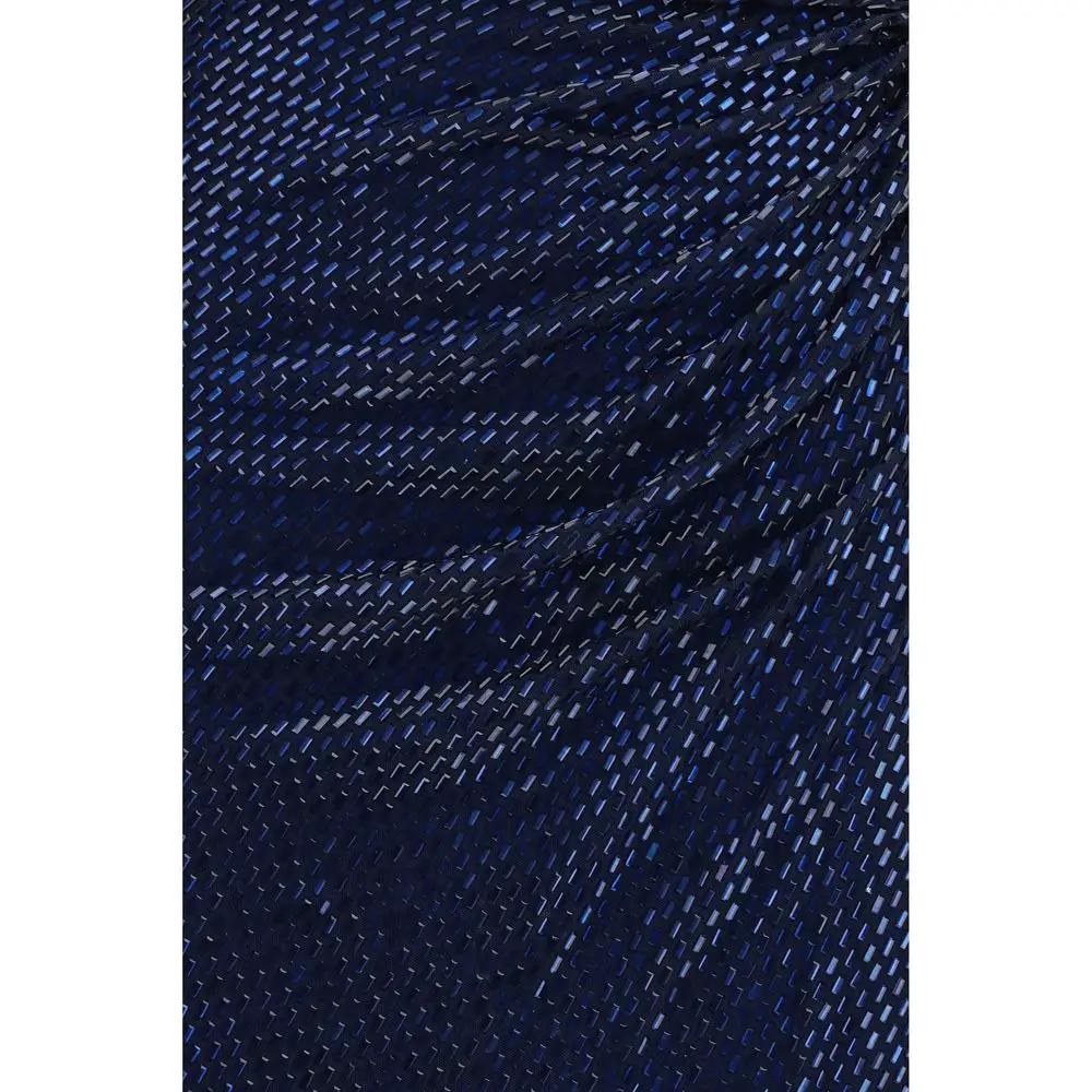Self-Portrait Blue Polyester Cocktail Dress