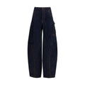 Self-Portrait Blue Cotton Cargo Pants