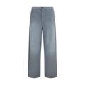 Miu Miu Gray Cotton Casual Pants