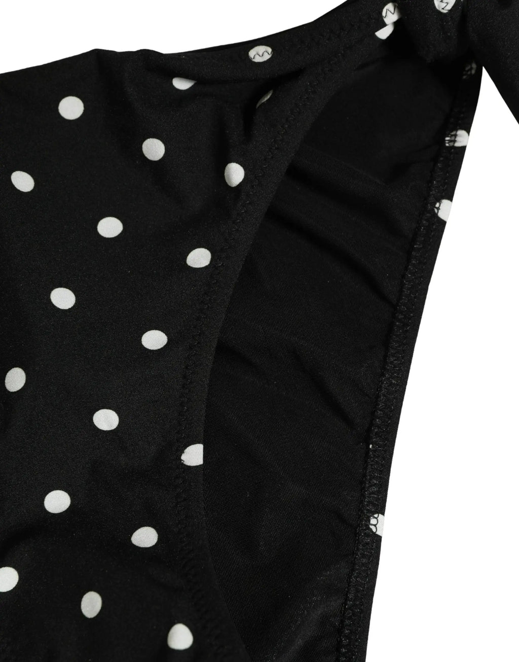Bas de bikini Dolce &amp; Gabbana à pois noirs