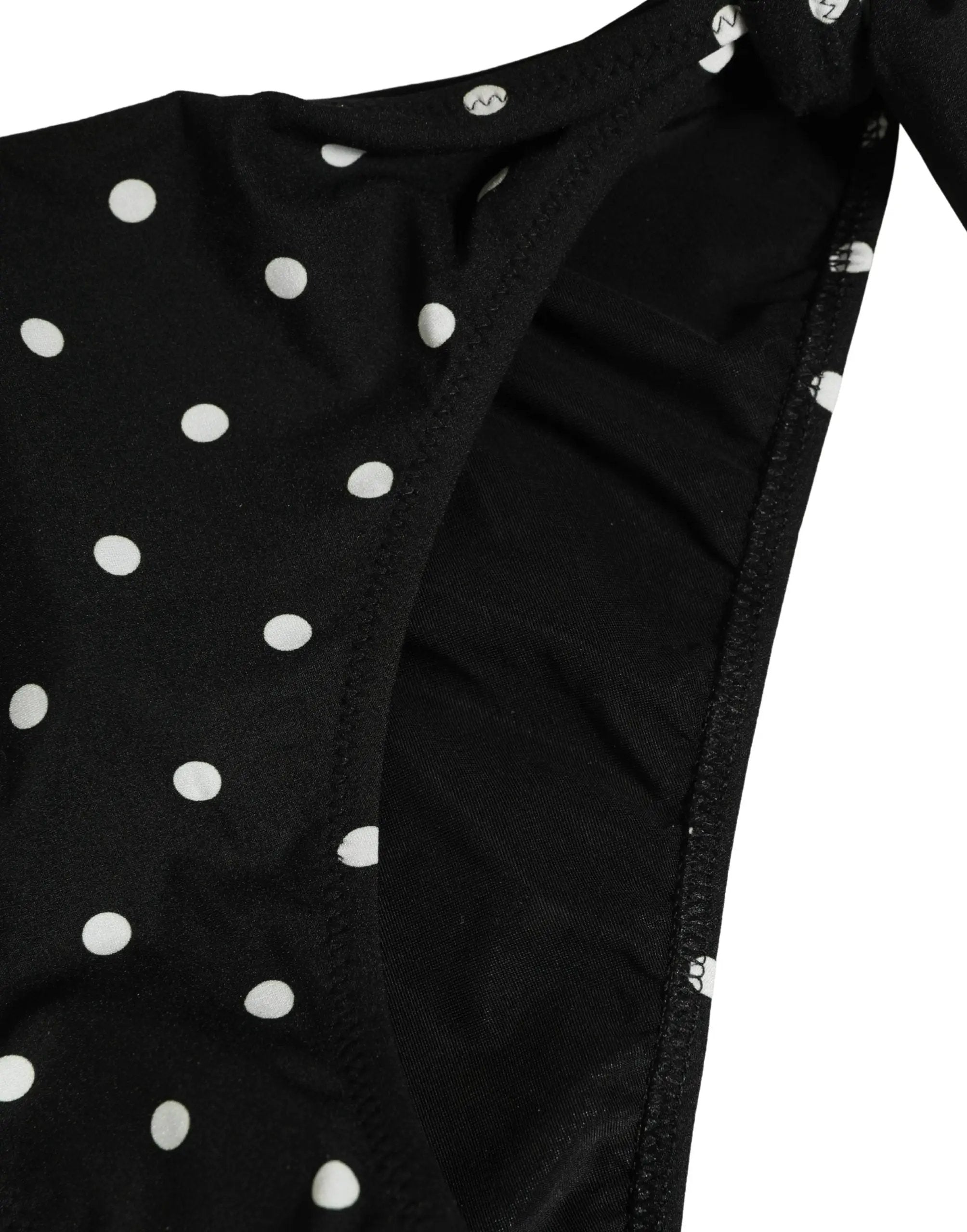 Bas de bikini Dolce &amp; Gabbana à pois noirs