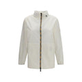 Burberry White Polyamide Shell Jacket