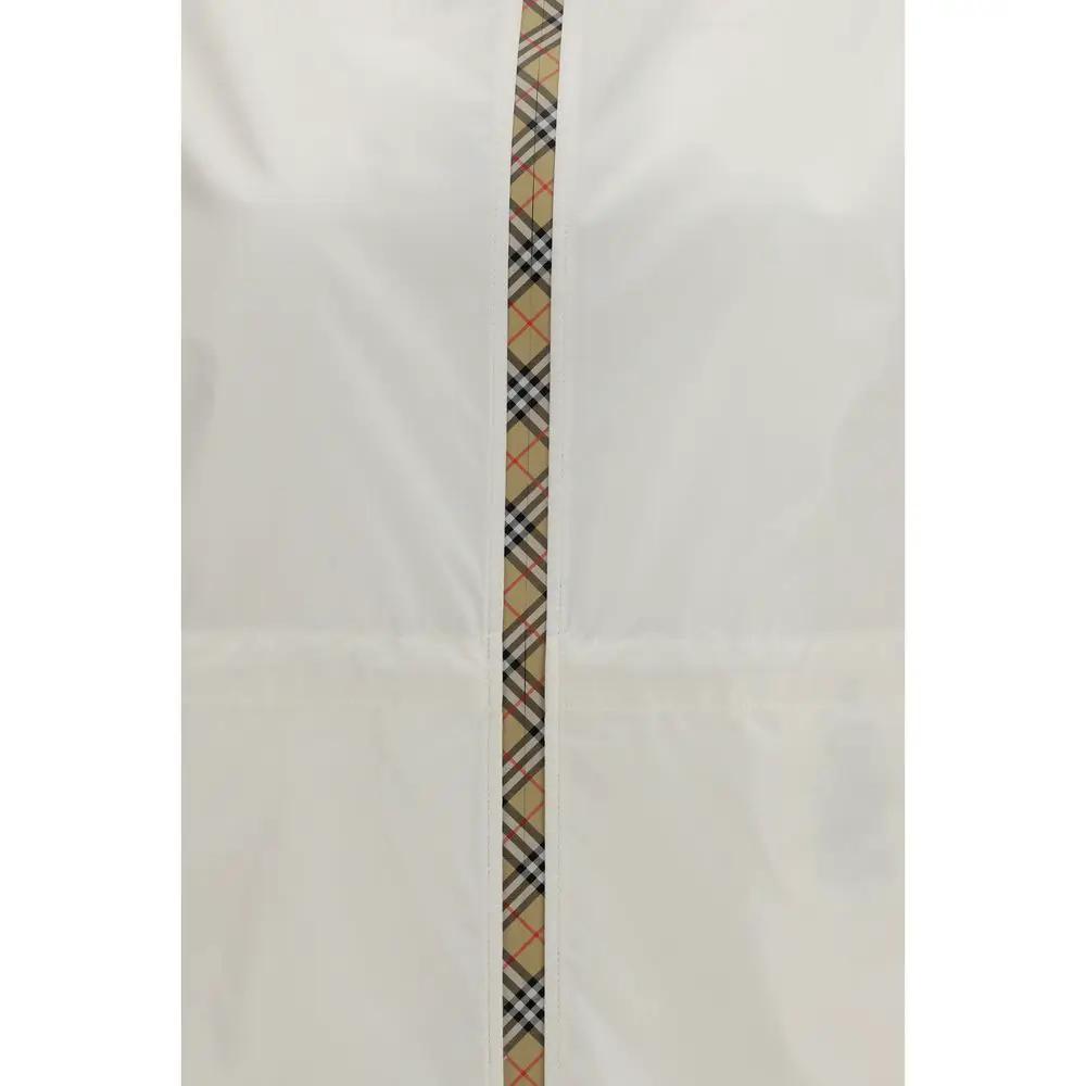 Burberry White Polyamide Shell Jacket