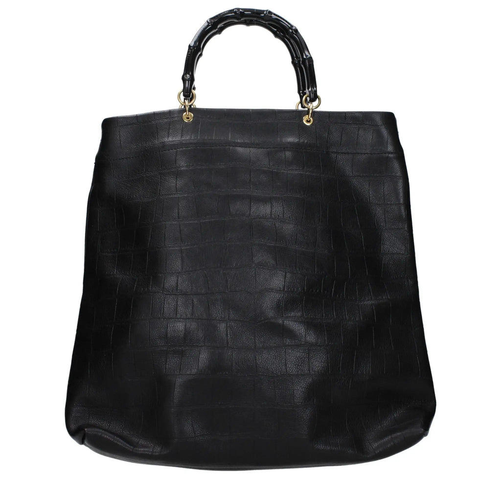 Jil Sander Black Leather Handbag