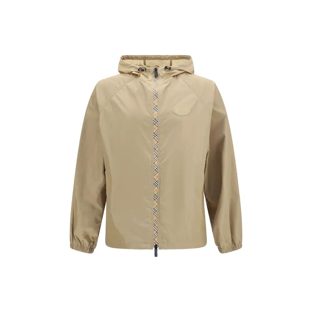 Burberry Beige Nylon Shell Jacket