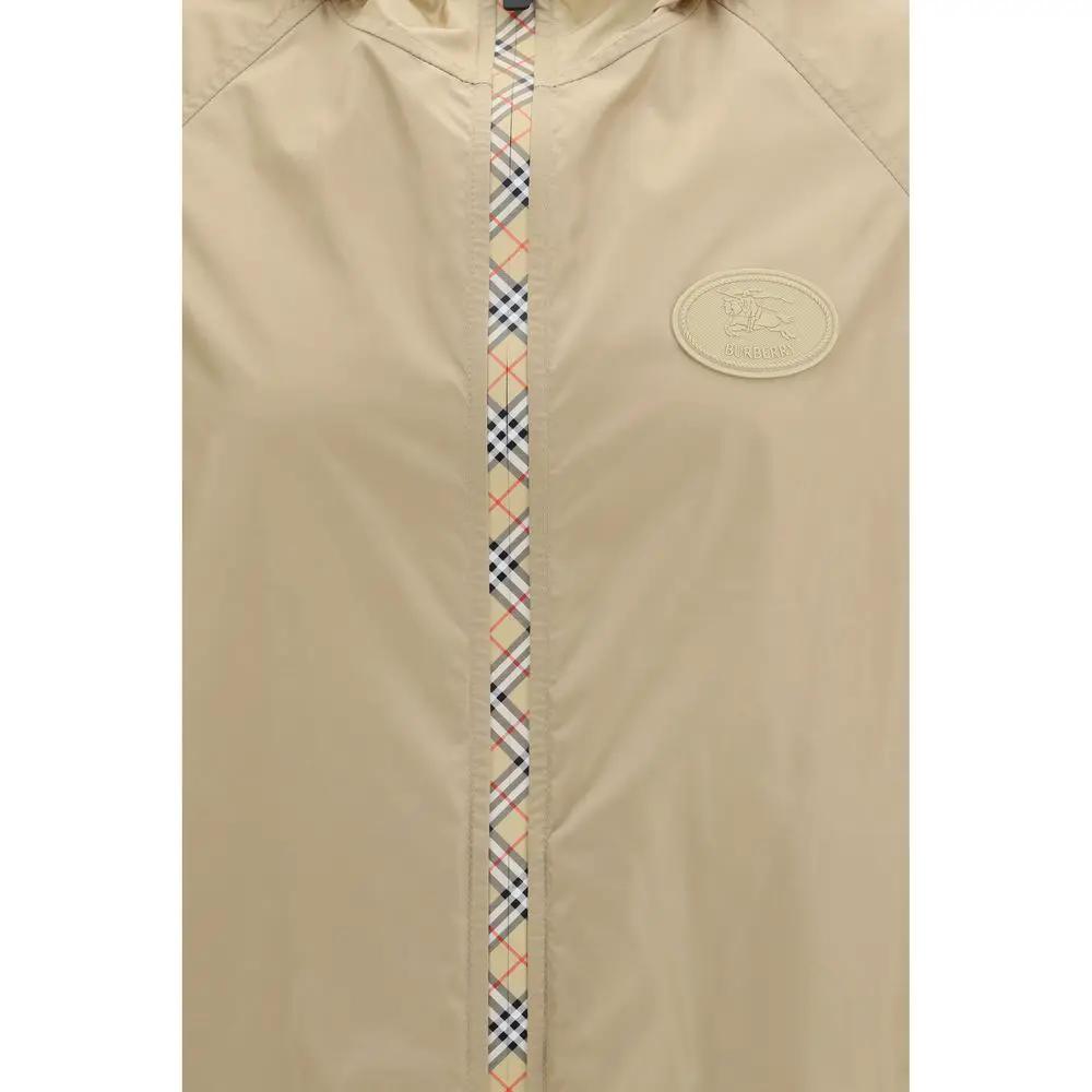 Burberry Beige Nylon Shell Jacket