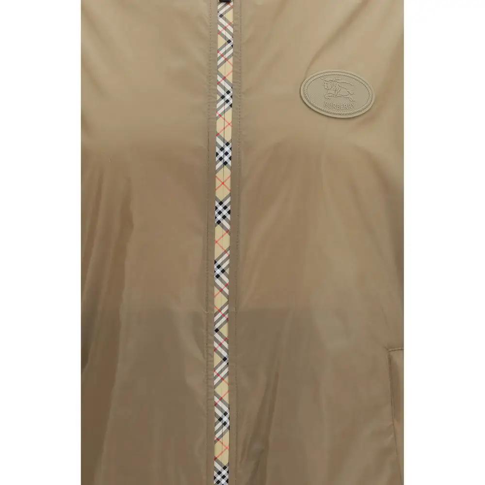 Burberry Brown Nylon Shell Jacket