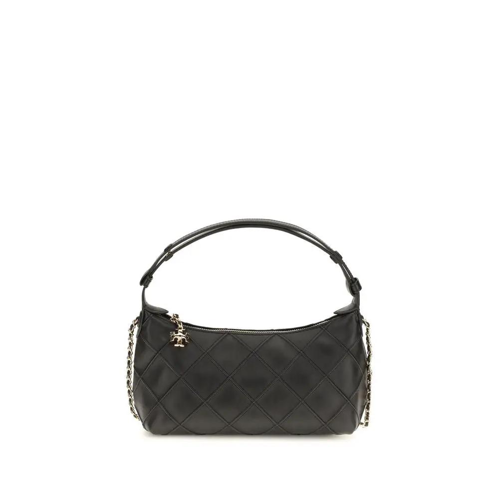 Sac à main Bos Taurus en cuir de veau noir de Tory Burch