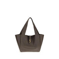 Saint Laurent Brown Calf Leather Bos Taurus Shoulder Bag