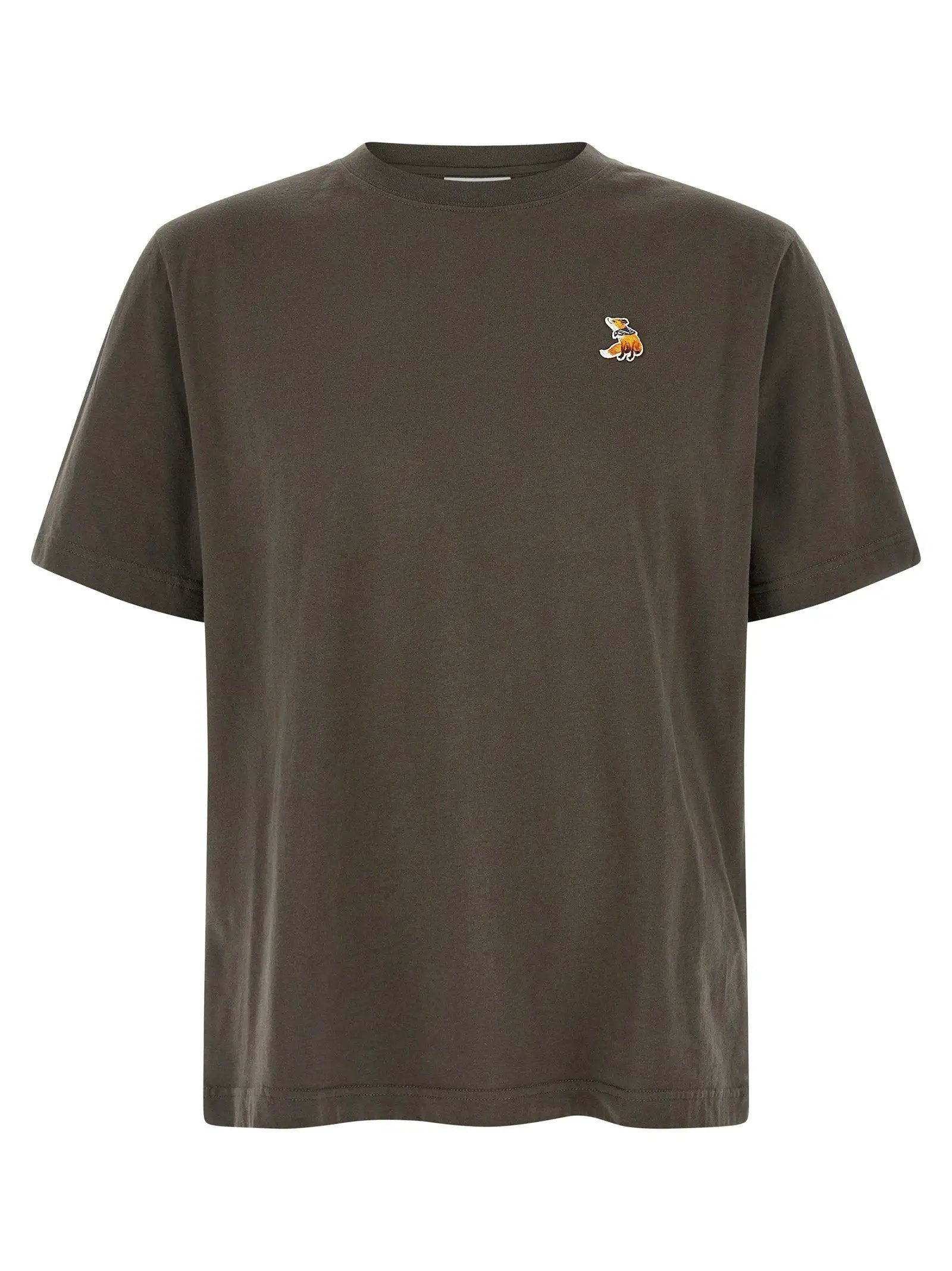 Maison Kitsuné Gray Organic Cotton T-Shirt