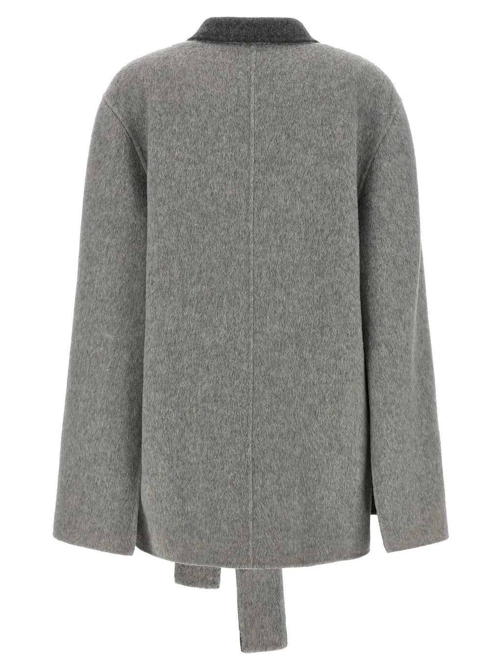 Alberta Ferretti Gray Wool Cardigan