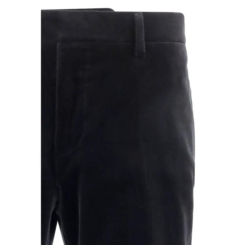 Ferragamo Black Cotton Tuxedo