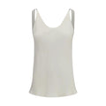 Brunello Cucinelli Beige Silk Blouse