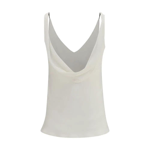 Brunello Cucinelli Beige Silk Blouse