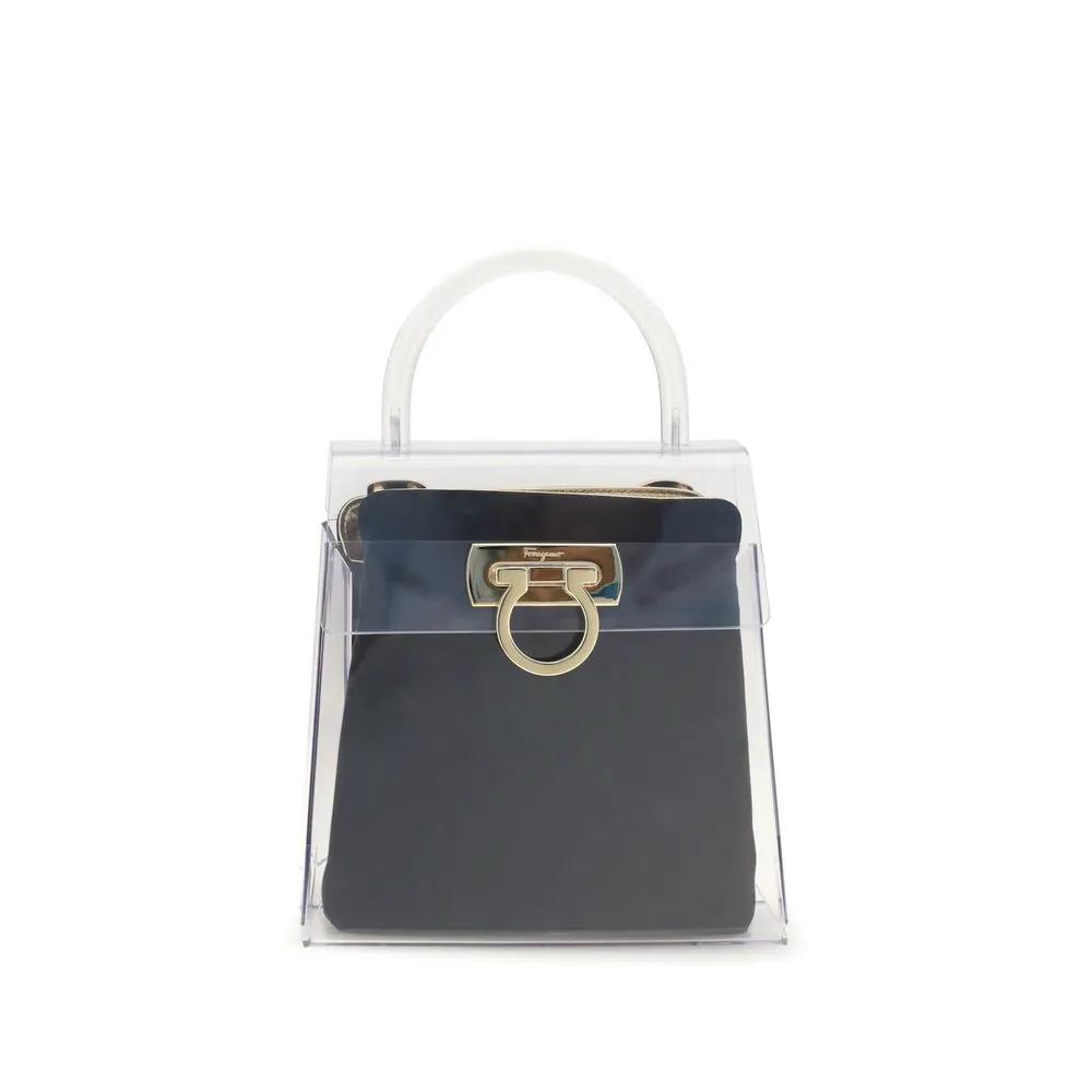 Ferragamo Black Pvc Handbag