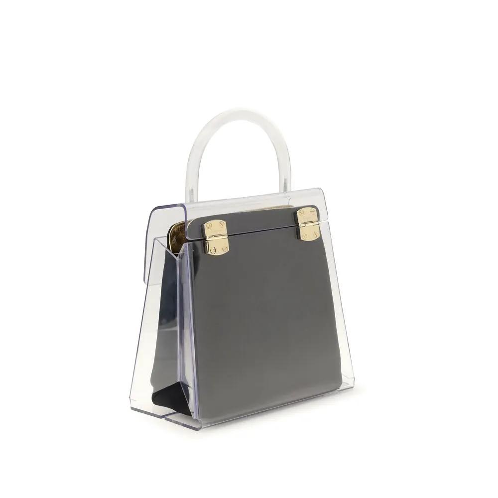 Ferragamo Black Pvc Handbag