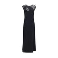 Ferragamo Black Silk Cocktail Dress