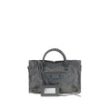 Balenciaga Gray Lamb Ovis Aries Aries Shoulder Bag
