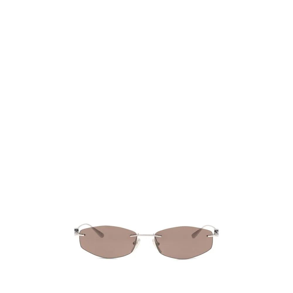 Balenciaga Silver Metal Sunglasses
