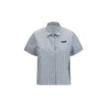 Miu Miu Blue Cotton Pattern Shirt