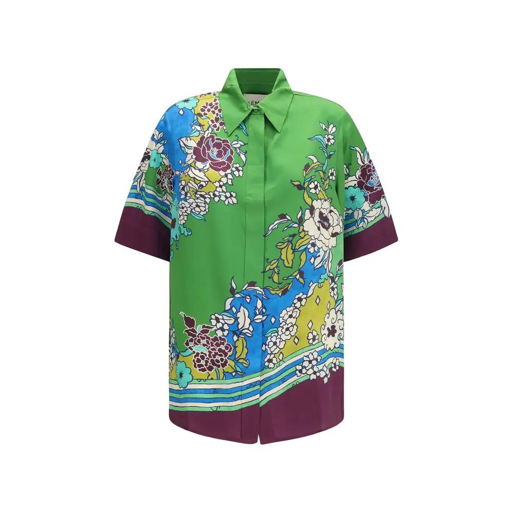 Blouse Alemais en soie multicolore