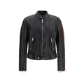 Gucci Black Buffalo Leather Bomber
