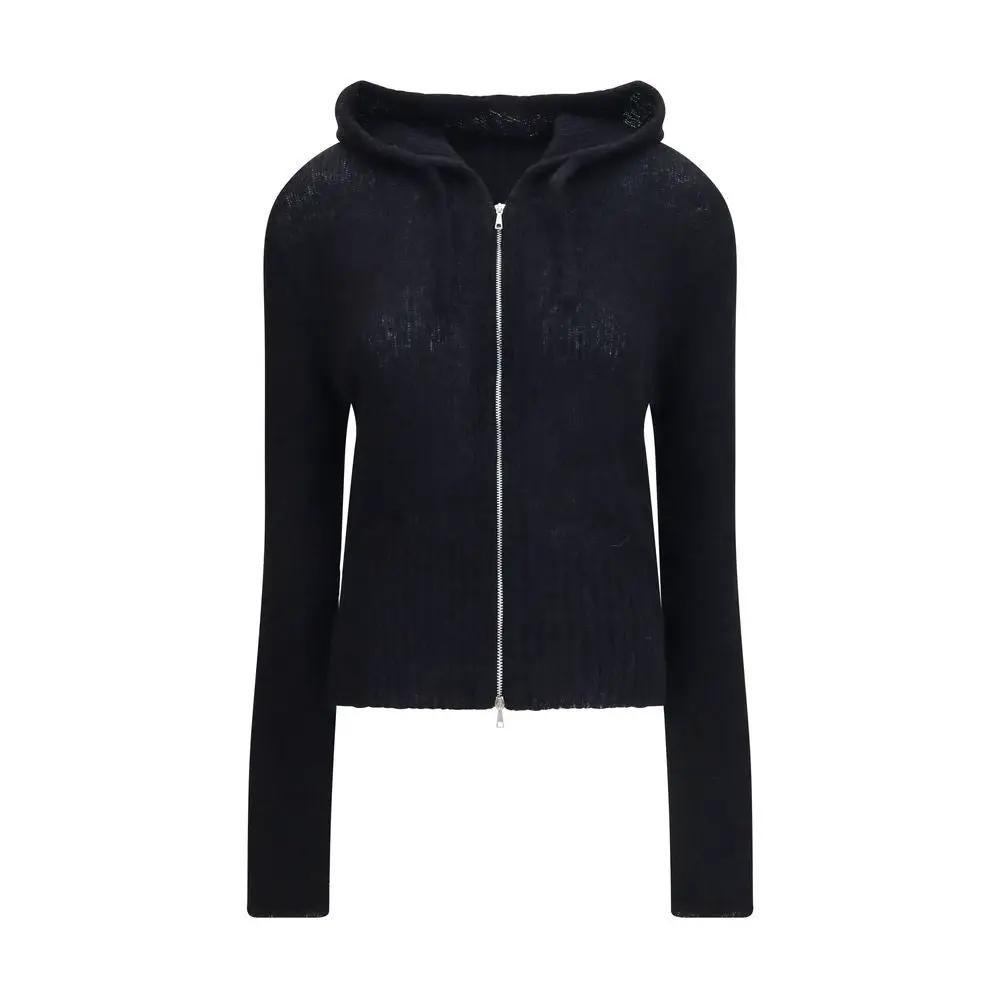 Notre hoodie Legacy Black en Alpaga Vicugna Pacos