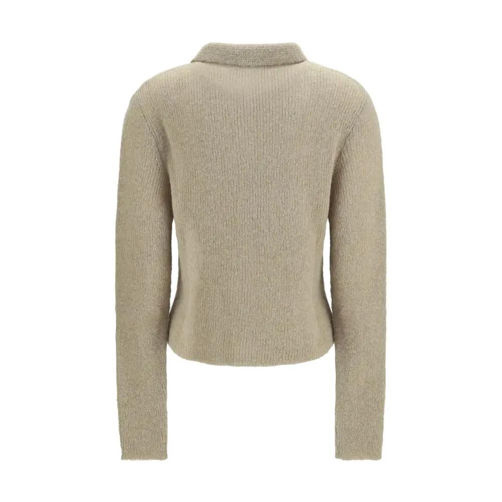 Our Legacy Beige Alpaca Vicugna Pacos Polo Shirt