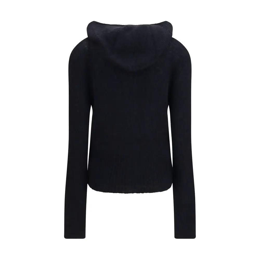 Notre hoodie Legacy Black en Alpaga Vicugna Pacos