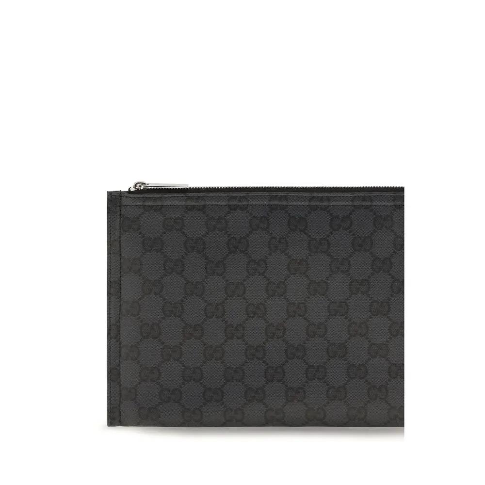 Gucci Black Fabric Shoulder Bag