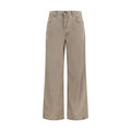 Agolde Brown Cotton Casual Pants