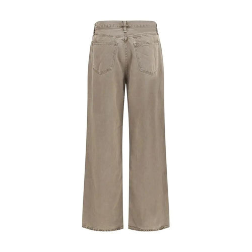 Agolde Pantalon Décontracté en Coton Marron