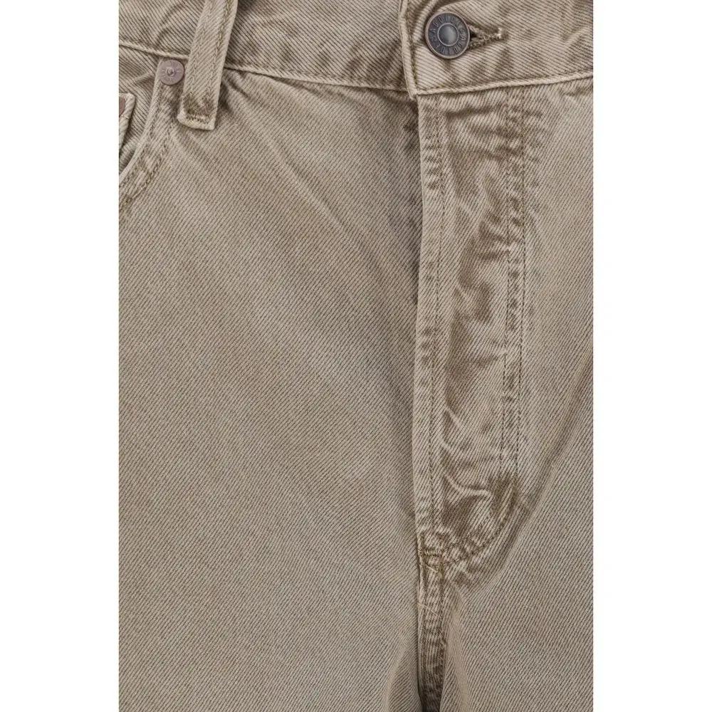 Agolde Brown Cotton Casual Pants