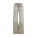 Our Legacy Gray Cotton Straight-Leg Jeans