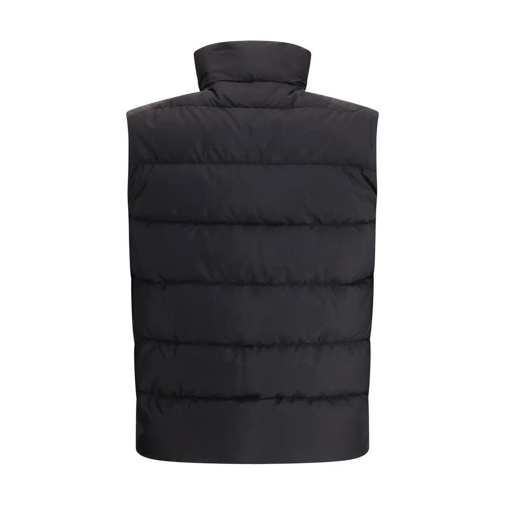 Veste sans manches Prada en polyamide recyclé noir