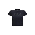 Gucci Black Cotton T-Shirt