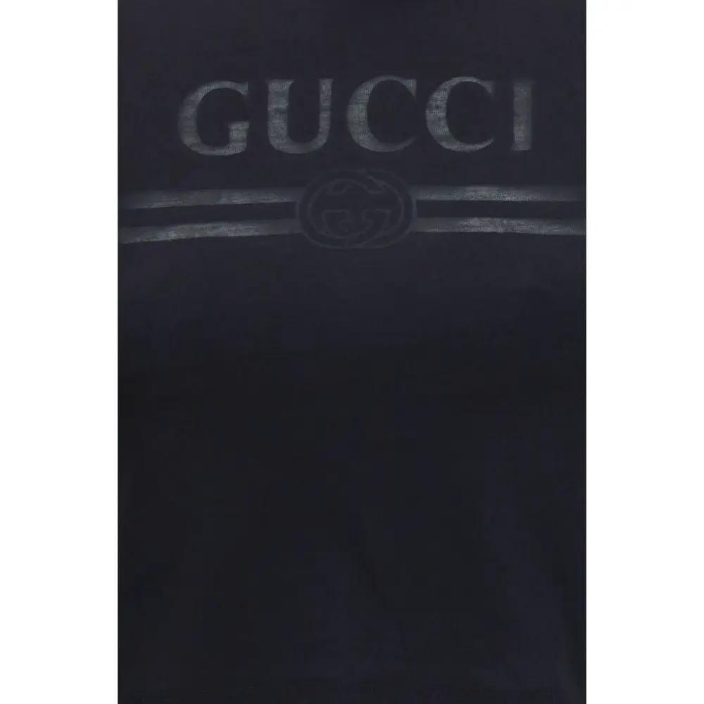 Gucci Black Cotton T-Shirt