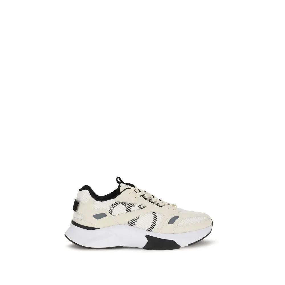 Baskets basses Valentino Garavani en tissu blanc