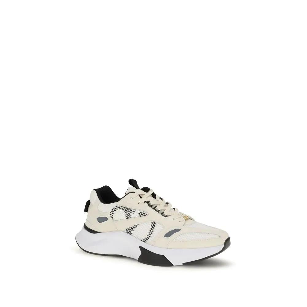Baskets basses Valentino Garavani en tissu blanc