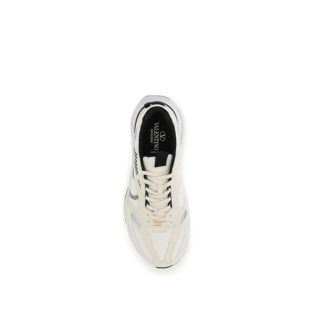 Baskets basses Valentino Garavani en tissu blanc