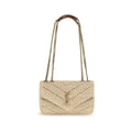 Saint Laurent Saint Laurent Beige Raffia Shoulder Bag