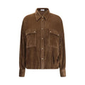 Brunello Cucinelli Brunello Cucinelli Brown Viscose Pattern Shirt