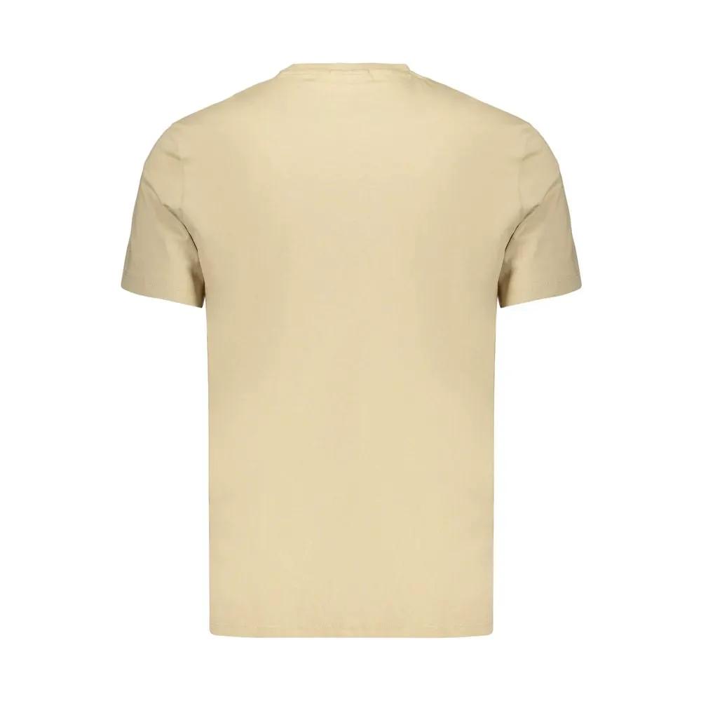 Calvin Klein Beige Cotton Men's T-Shirt